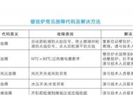 博世壁挂炉红灯一直闪维修处理？