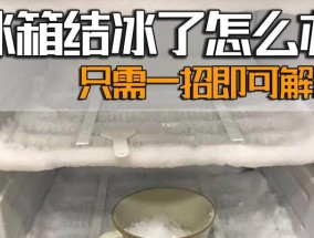 解决海尔冰箱结霜问题的实用方法（了解结霜原因）