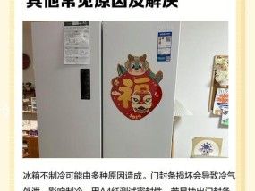 冰箱冰堵的原因及解决方法（冰箱冰堵问题的根源和常见解决办法）