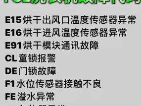 西门子洗衣机故障E37维修方法及原因解析（解决E37故障的有效方法）