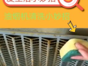如何有效清洗油烟机（简单易行的清理方法）
