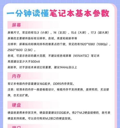 挑选笔记本电脑时应关注哪些配置参数？  第2张